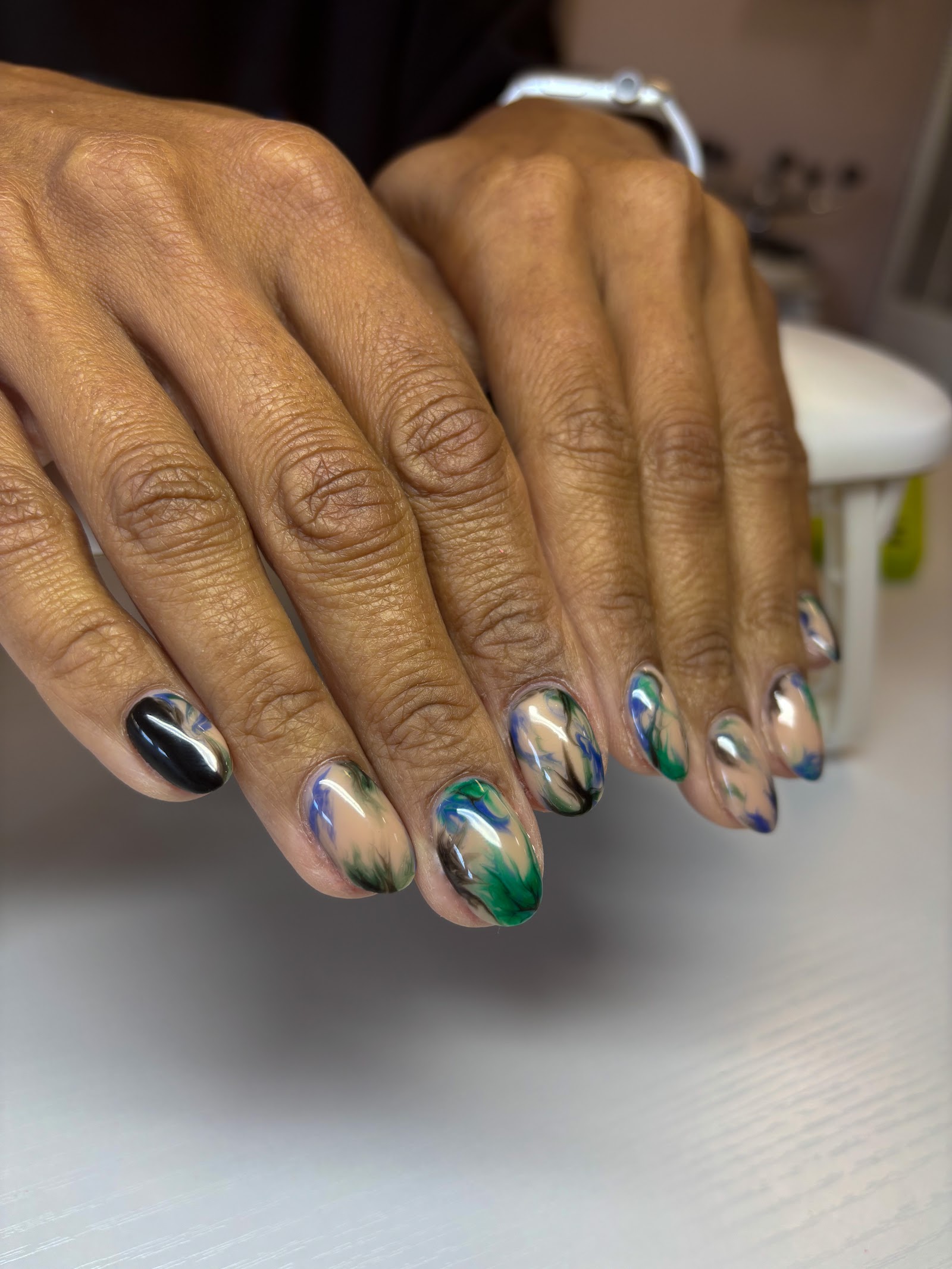 Marigold Beauty nail work in Durango, Colorado